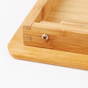 Mesa Plegable de Bambú Samexi, Tamaños Pequeño, Mediano y Grande, Escritorio Plegable para Estudiantes, Uso con Laptop y Tablet en Dormitorios - Product Image 5