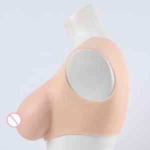 صدر سيليكون صناعي واقعي بفتحة رقبة منخفضة للرجال للتحول إلى نساء، أثداء سيليكون زائفة، بدلة صدر صناعية لأزياء الكوسبلاي - Product Image 4