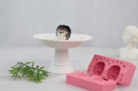 Moule à gâteau en silicone hérisson mignon 3D Animal