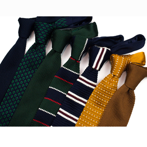 <span class=keywords><strong>Corbata</strong></span> <span class=keywords><strong>de</strong></span> <span class=keywords><strong>punto</strong></span> lisa <span class=keywords><strong>de</strong></span> poliéster para hombre a la moda - Product Image 2