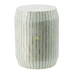 Mesa de Centro Moderna de Alta Gama con Incrustaciones de Nácar, Decorativa y Multifuncional para Sala de Estar - Product Image 1