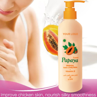 Crème éclaircissante puissante à la papaye pour peaux noires, crème blanchissante pour les genoux et les sourcils des femmes africaines, lotion corporelle éclaircissante pour la peau