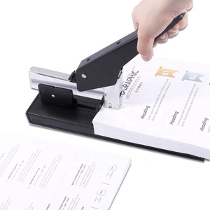 Engrapadora Foska de Media Tira, Estructura Metálica Negra, Sin Atascos, Gran Capacidad, Resistente, para Escritorio, con Capacidad para 100 a 240 Hojas - Product Image 6