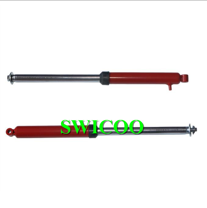 Front Fork Set Assembly For Yamaha PW50 PW 50 Kids Dirt Bike - Universal Fit, Silver, New Replacement Suspension