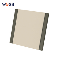 Interruptores y Enchufes de Pared WESA Ultrafinos con Botón Pulsador EU 1/2/3 Vías, Enchufe de Alimentación de 1 Vía, Combinación Libre, Diseño Moderno de Lujo
