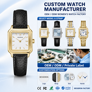 Reloj de Pulsera Cuadrado de Acero Inoxidable para Mujer, Correa de Cuero de Alta Calidad 316L, Movimiento de Cuarzo Japonés, Números Romanos, Clásico, Personalizado - Product Image 1