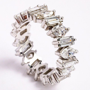 Anello Quadrato Marquise da Donna, Stile Lusso per Pendolari, Accessorio Moda da Dito, Regalo - Product Image 1