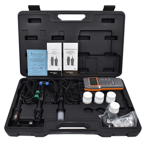 Medidor de Calidad del Agua AZ86031 - Medidor de Oxígeno Disuelto, pH, Conductividad, Salinidad y Temperatura con Pantalla LCD, Funciona con Pilas AAA, Material Plástico - Product Image 1