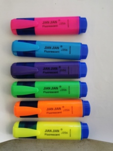 Ensemble d'outils de gravure colorées pour école et bureau, stylo marqueur, surligneur Fluorescent, cadeaux promotionnels - Product Image 6