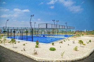 Pista de Pádel Profesional con Techo, Césped para Tenis, Pista Deportiva Panorámica con Cubierta 006, Precio de la Pista de Pádel, Costo del Techo - Product Image 3