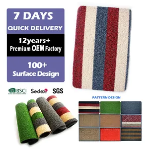wholesale pvc cheap door mat pp grass mats door Indoor Outdoor foot door mats Carpet for home entrance