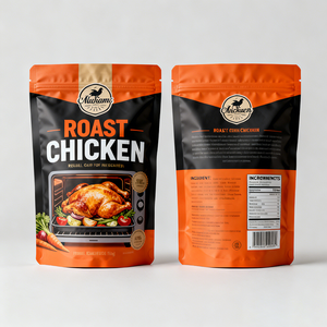 Bolsa con Cierre para Pollo Asado Caliente, Impresión Digital Personalizada <span class=keywords><strong>de</strong></span> Alta Calidad, Apta para Microondas - Product Image 2