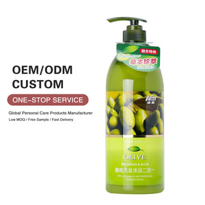 Nary Venta al por Mayor, Champú y Gel de Ducha 2 en 1, 1.38L, Champú Herbal de Oliva, Exfoliante, para el Crecimiento del Cabello, Champú para el Cuidado del Cabello, Fábrica - Product Image 1
