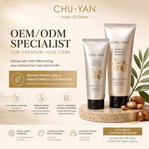 Coloration capillaire à l'huile d'argan en gros de Chuyan avec des extraits naturels - Formule douce pour le cuir chevelu - Coloration capillaire professionnelle certifiée GMPC - Product Image 5