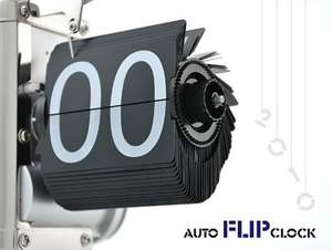 Wholesale Custom Table Retro Flip Clock with <b>Sound</b> Control LED Nightlight <b>Desk</b> Page Turning Senior Auto Calendar - Product Image 4