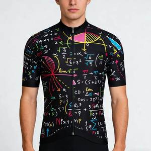 Jersey de Ciclismo de Manga Corta Transpirable con Diseño Nuevo y Estampado de Fórmulas Matemáticas, Secado Rápido, Ropa de Ciclismo para Ciclistas - Product Image 5