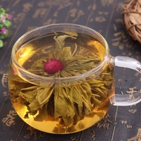 Vente chaude usine approvisionnement échantillon gratuit art fleur fleur de thé fleur floraison boule de thé