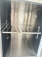 Congélateur de cuisine de restaurant, refroidisseur sous comptoir à air, réfrigérateur multifonctionnel, plan de travail en acier inoxydable, fourni par l'usine