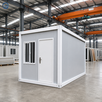 Conteneur mobile préfabriqué en acier de 20 pieds, unité unique, à monter soi-même, avec fenêtre et porte sécurisées