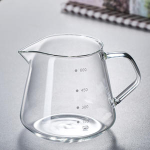 バリスタ プア クリア コーヒーメーカーセット 360ml/600ml V字溝ガラス 木製パーコレーター ドリッパー モカポット コーヒー ティー コーヒーティーセット - Product Image 3