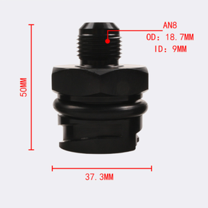 Adaptateur de couvercle de soupape en aluminium noir usiné, bouchon d'huile de couvercle de soupape avec raccord -<span class=keywords><strong>10</strong></span> an pour LS LSX LS1 LS2 LS3 LS6 LS7 - Product Image 2