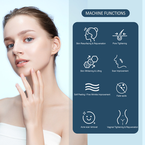 Yüksek hızlı ev kullanımı fraksiyonel güzellik makinesi <span class=keywords><strong>Co2</strong></span> lazer ekipmanları ile 10600nm dalga boyları cam tüp veya Metal RF tipi - Product Image 4