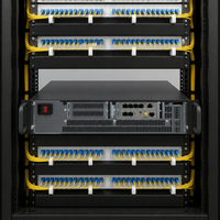 Estación Base BBU de Modo Dual 4G+5G LTE ENodeB FDD TDD, Unidad Distribuida de 16 Núcleos ARM, 1.5Gbps, 195Mbps, 2x10GE SFP+