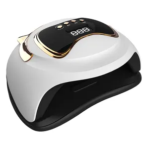 UV LED Nail Lamp Nail Dryer 120W Faster Gel Polish Machine Professional Curing Light With 4 Timer Setting For DIY Nail Art