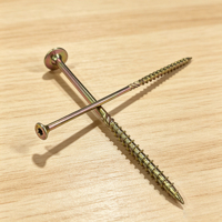 Sekrup Kayu Kepala Bulat Torx Ulir Ganda Konstruksi Knurled Sekrup Chipboard