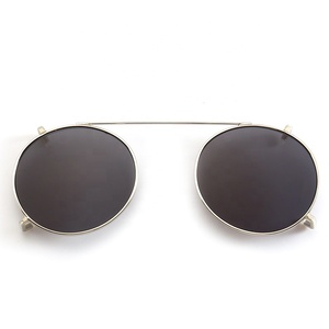 Trung quốc sản xuất mới nhất thiết kế tùy chỉnh biểu tượng ánh sáng trọng lượng retro vòng hơi <span class=keywords><strong>Punk</strong></span> clip trên kính khung quang học - Product Image 6