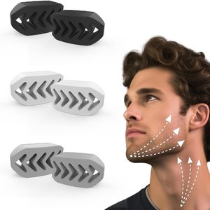Siliconen Kaak Sporter Verschillende Weerstand Niveaus Kaak Trainer Jawline Sporter Voor Vrouwen En Mannen - Product Image 1