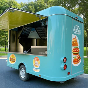 2025 Pizza Mobile Catering Trailers Food Truck With Full <b>Kitchen</b> Commercial Ice Cream <b>Cart</b> - Product Image 1