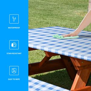 Nappe <span class=keywords><strong>de</strong></span> pique-nique pour accessoires <span class=keywords><strong>de</strong></span> <span class=keywords><strong>camping</strong></span>-<span class=keywords><strong>car</strong></span>, jardin extérieur 72x28 pouces couverture <span class=keywords><strong>de</strong></span> table <span class=keywords><strong>de</strong></span> pique-nique et couvertures <span class=keywords><strong>de</strong></span> banc - Product Image 5