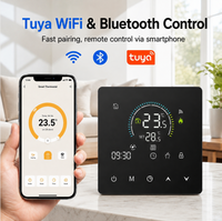 Termostat Pemanas WiFi Tuya dengan Kontrol Suara Alexa, Pengaturan BLT, dan Pemrograman Mingguan 6+2 untuk Rumah Pintar