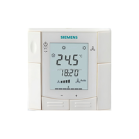Thermostat intelligent SIEMENS pour maison connectée, écran LCD, contrôle du ventilateur à trois vitesses, régulation de la température ambiante, AC 230V, 5-40°C, point de réglage, OEM Allemagne