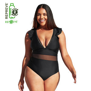 Bikini Badpak Dames Zwempak Vrouwen Badmode Plus Size Badpak Open Sexy Kant Xxx Eendelig Fitness Badmode - Product Image 1