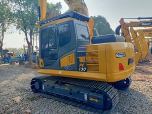 รถขุดไฮดรอลิกแบบตีนตะขาบ Komatsu PC130 ขนาด 13 ตัน รุ่นปี 2019 มือสอง พร้อมเครื่องยนต์ ปั๊ม เกียร์บ็อกซ์ และชิ้นส่วนหลักอื่นๆ ขายที่เซี่ยงไฮ้ - Product Image 2