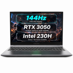 Ordinateur portable de jeu CHUWI GTBook X, Intel <span class=keywords><strong>Core</strong></span> <span class=keywords><strong>I7</strong></span> 230H, 144Hz, RTX 3050 4 Go GDDR6, 16 Go DDR4, 512 Go SSD, Windows 11, clavier rétroéclairé, WIFI 6 - Product Image 1