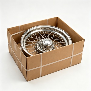 Jantes YAGU Custom Cross Lace Knockoffs 13 14 15 pouces <span class=keywords><strong>72</strong></span> 100 60 rayons chromées pour Austin Healey Sprite 100 3000 1965 Lowrider - Product Image 4
