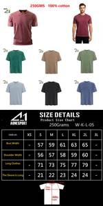 Camiseta de Manga Corta para Hombre, Cuello Redondo, 100% Algodón Lavado, 250g, Corte Regular, Diseño Liso - Product Image 2