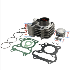 Bloc-cylindre de haute performance 42 mm SYM50 Mio50 Fiddle 2 <span class=keywords><strong>Jet</strong></span> <span class=keywords><strong>4</strong></span> <span class=keywords><strong>50cc</strong></span>, pièces de moteur d'origine, cylindre de moto - Product Image 2