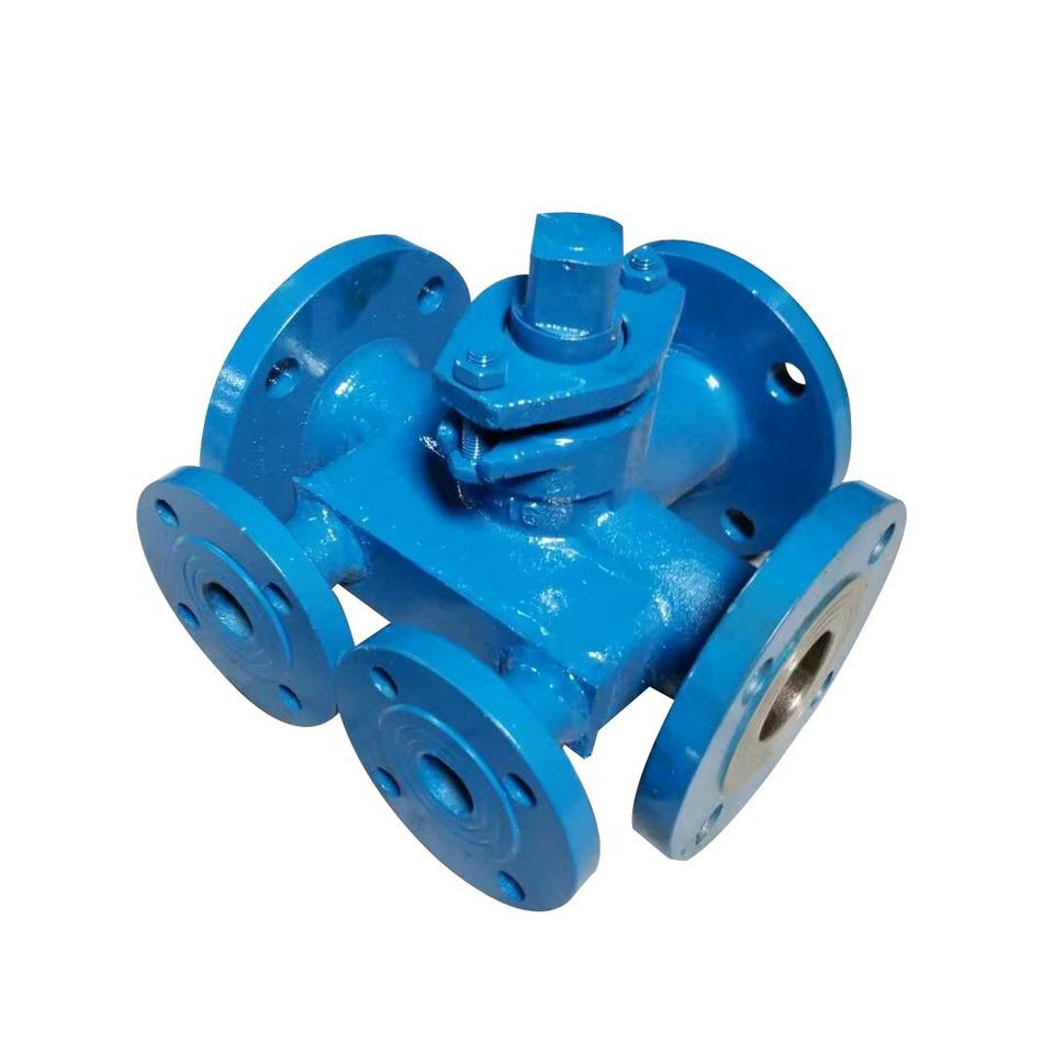 Bitumen Plug YC BX44W-16C Cast Steel Flange Insulated Three-Way Plug Valve Manual ...