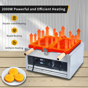 Máquina eléctrica profesional de alta calidad para hacer gofres y crepes franceses, provincia de Taiwán, rueda de pastel de frijol rojo, máquina de aperitivos, nueva condición - Product Image 2