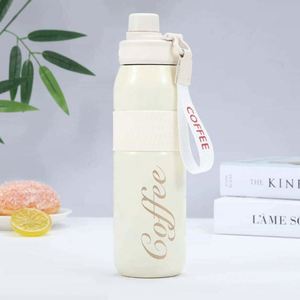 Stainless Steel Vacuum Insulated Outdoor Sports Bottle for Hiking Mountaineering <b>Cycling</b> Travel - Product Image 3