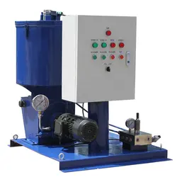 Bomba lubrificante elétrica poderosa do ferro fundido Estrutura móvel do pistão do dispositivo do óleo seco multiponto - Product Image 3