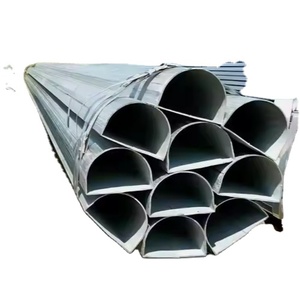 Tuyaux de forme spéciale tube en acier demi-rond personnalisé tuyau en acier en forme de D fabriqué en Chine - Product Image 4