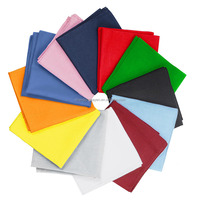 Bandana personnalisé uni en tissu avec impression de logo sur mesure pour la vente en gros d'accessoires vestimentaires et d'événements