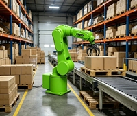 Bras robotisé industriel 6 axes LT990-B-6, charge utile de 6 kg, portée de 990 mm, précision de ±0,03 mm pour le chargement et le déchargement de machines CNC
