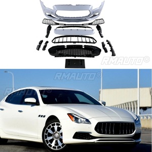 Pour Maserati Quattroporte 2013-2016 : Accessoires Auto, Calandre Avant, Lame de Pare-chocs Avant, Grilles de Course, Kit Carrosserie - Product Image 2