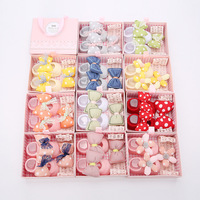 Cmax – coffret cadeau pour nouveau-né, pas cher, dentelle, fleurs, nœuds, princesse, bandeau, ensemble de chaussettes en coton pour bébé, vente en gros